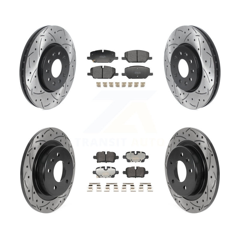 Transit Auto KDF-101320 Disc Brake Kit for 2021 Chevrolet Equinox, GMC Terrain - Front and Rear