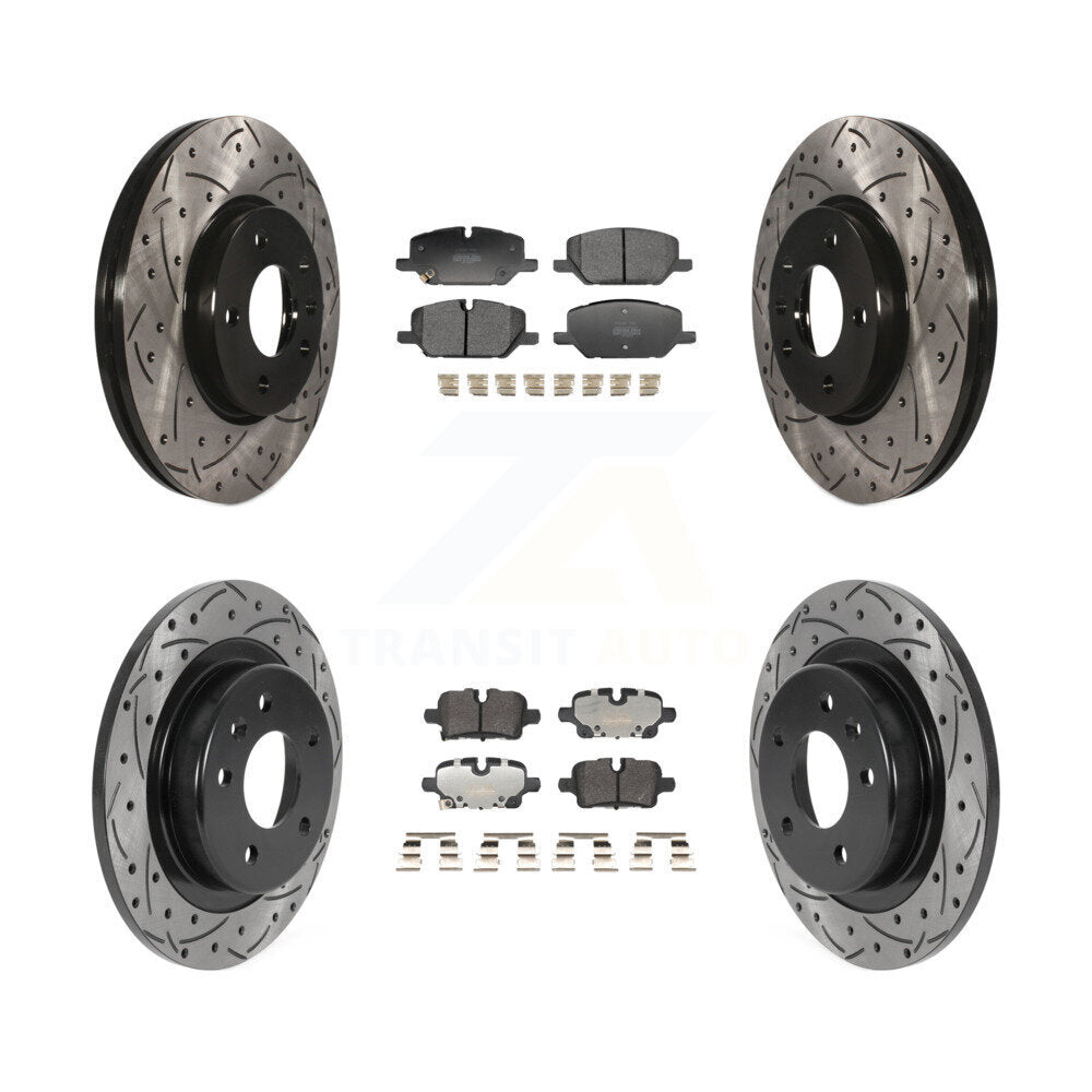 Transit Auto KDF-101321 Disc Brake Kit for 2022-2023 GMC Terrain - Front and Rear