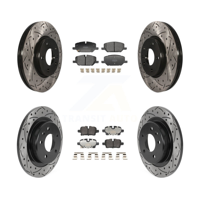 Transit Auto KDF-101321 Disc Brake Kit for 2022-2023 GMC Terrain - Front and Rear