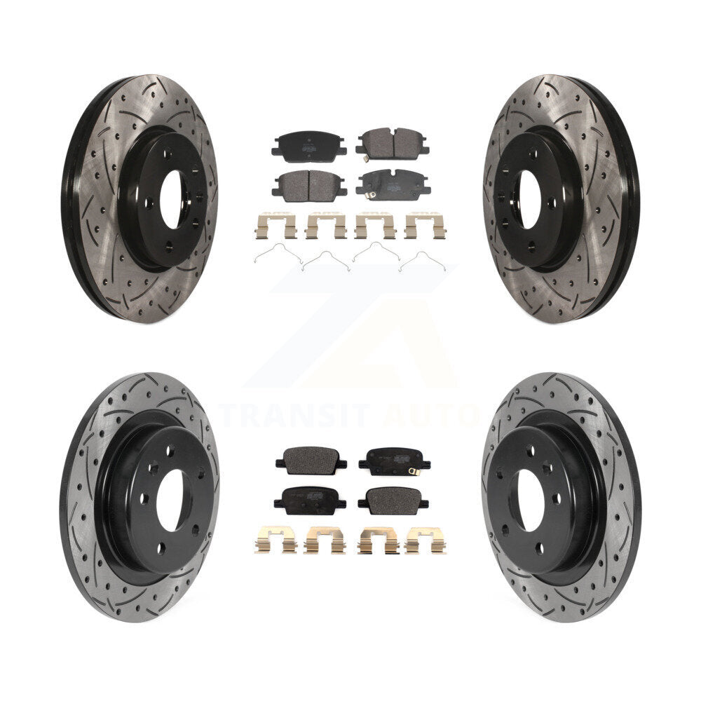 Transit Auto KDF-101322 Disc Brake Kit for 2020-2022 Chevrolet Malibu - Front and Rear