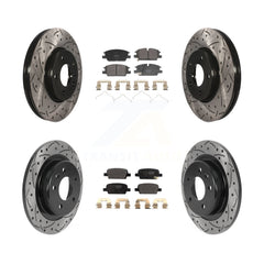 Transit Auto KDF-101322 Disc Brake Kit for 2020-2022 Chevrolet Malibu - Front and Rear
