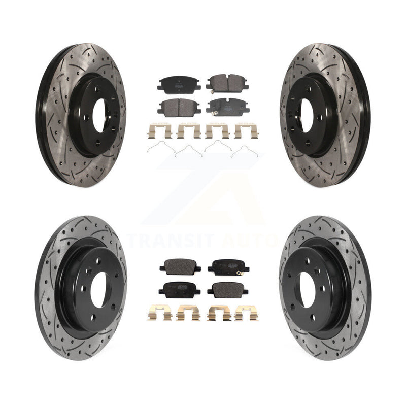 Transit Auto KDF-101322 Disc Brake Kit for 2020-2022 Chevrolet Malibu - Front and Rear