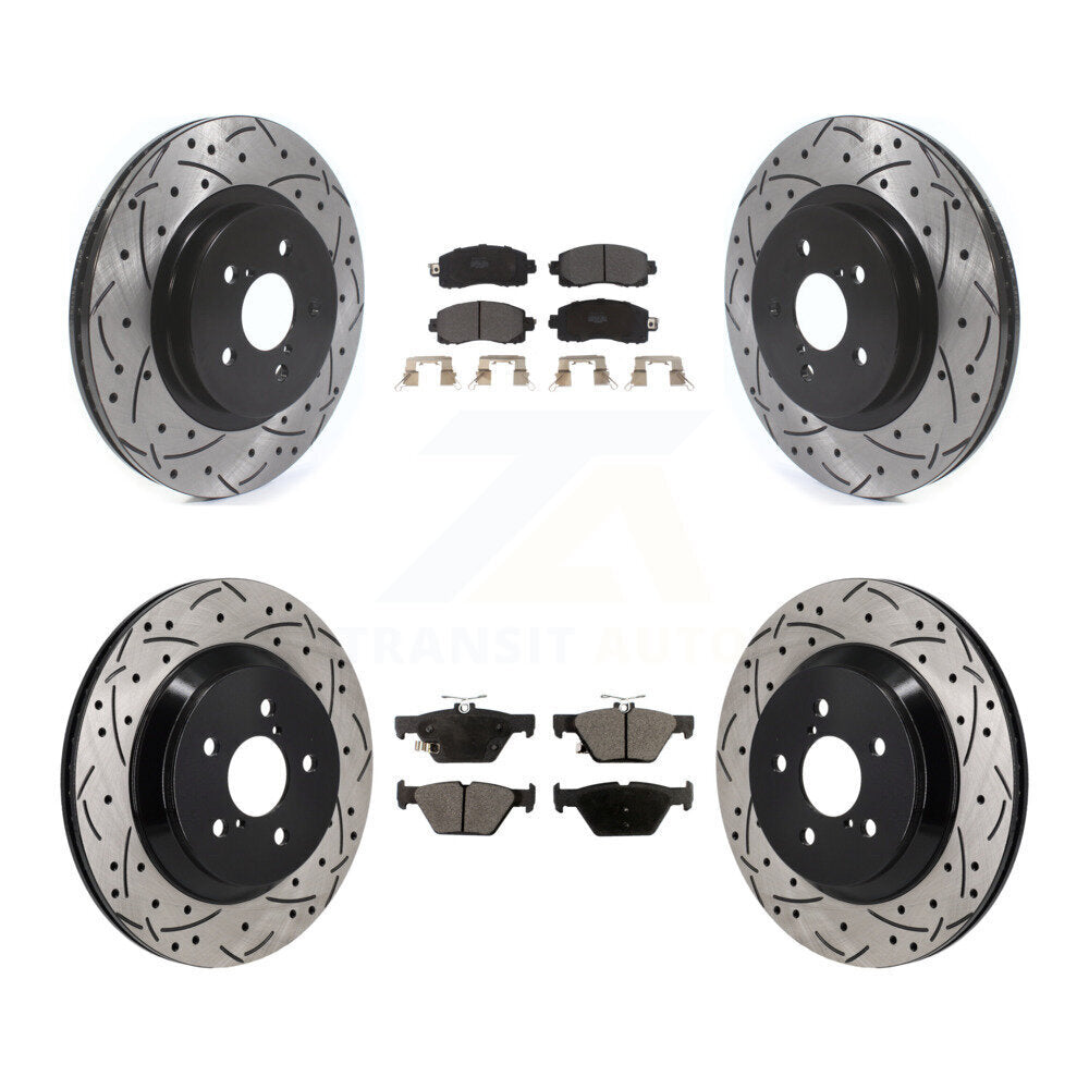 Transit Auto KDF-101323 Disc Brake Kit for 2021-2023 Subaru Crosstrek - Front and Rear