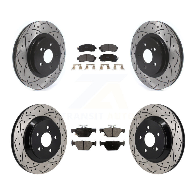Transit Auto KDF-101323 Disc Brake Kit for 2021-2023 Subaru Crosstrek - Front and Rear