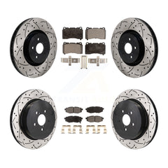 Transit Auto KDF-101325 Disc Brake Kit for 2017 Subaru BRZ - Front and Rear