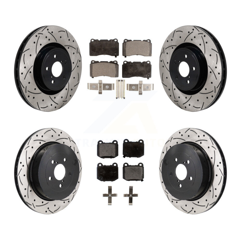Transit Auto KDF-101326 Disc Brake Kit for 2017-2020 Toyota 86, Subaru BRZ - Front and Rear