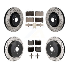 Transit Auto KDF-101326 Disc Brake Kit for 2017-2020 Toyota 86, Subaru BRZ - Front and Rear