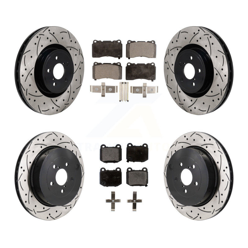 Transit Auto KDF-101326 Disc Brake Kit for 2017-2020 Toyota 86, Subaru BRZ - Front and Rear