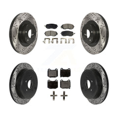 Transit Auto KDF-101327 Disc Brake Kit for 2017 Subaru BRZ - Front and Rear