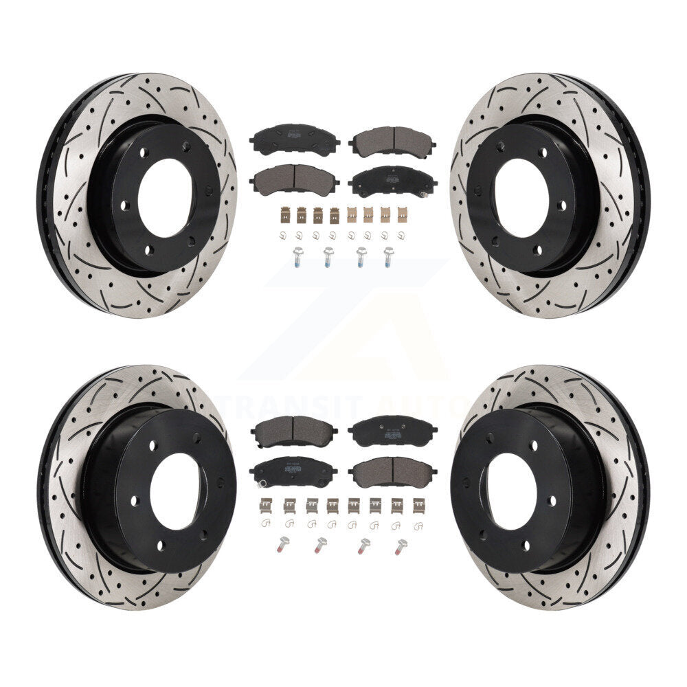 Transit Auto KDF-101329 Disc Brake Kit for 2019-2023 Ford Ranger - Front and Rear
