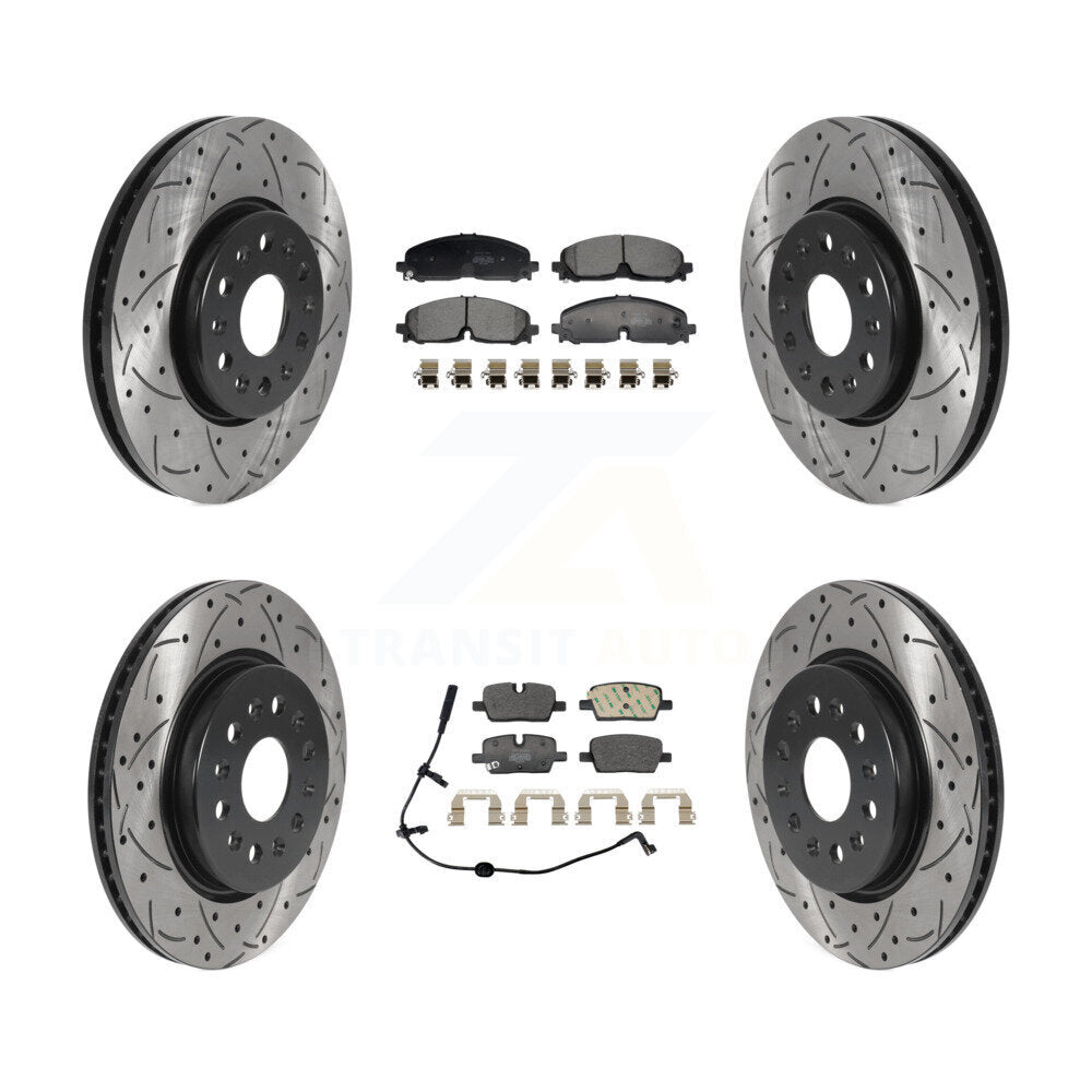 Transit Auto KDF-101330 Disc Brake Kit for 2020-2024 Buick Enclave, Chevrolet Blazer and More - Front and Rear