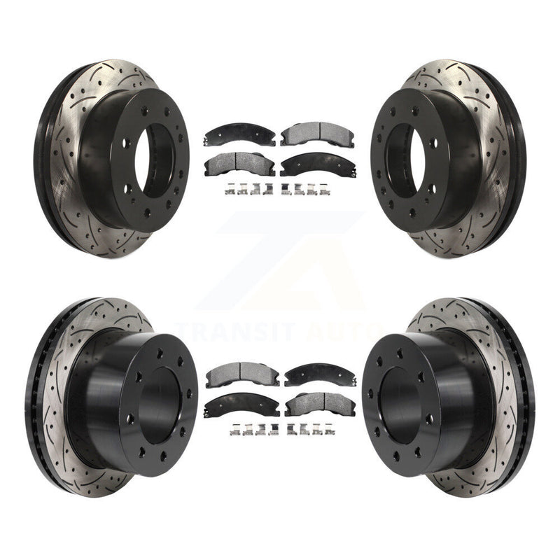 Transit Auto KDF-101333 Disc Brake Kit for 2011-2019 Chevrolet Silverado 3500 HD, GMC Sierra 3500 HD - Front and Rear