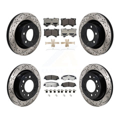 Transit Auto KDF-101336 Disc Brake Kit for 2022-2024 Toyota Sequoia, Lexus LX600, Toyota Tundra - Front and Rear