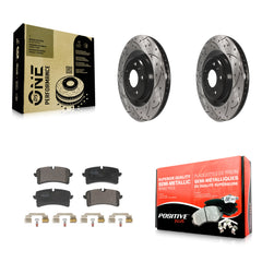 Transit Auto KDF-101343 Disc Brake Kit for 2016-2017 Audi A7 Quattro - Rear