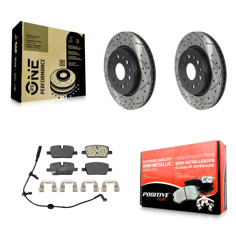 Transit Auto KDF-101347 Disc Brake Kit for 2020-2025 Chevrolet Equinox EV, Cadillac XT5 and More - Rear