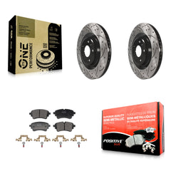 Transit Auto KDF-101349 Disc Brake Kit for 2020-2023 Audi A4 allroad, Audi A4 Quattro and More - Rear
