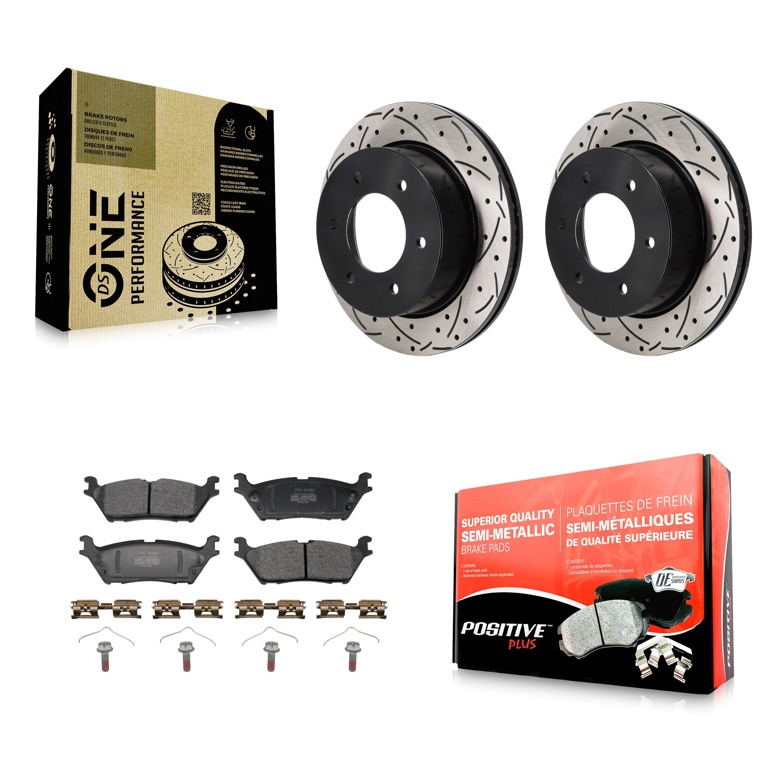 Transit Auto KDF-101354 Disc Brake Kit for 2022-2023 Ford Bronco - Rear