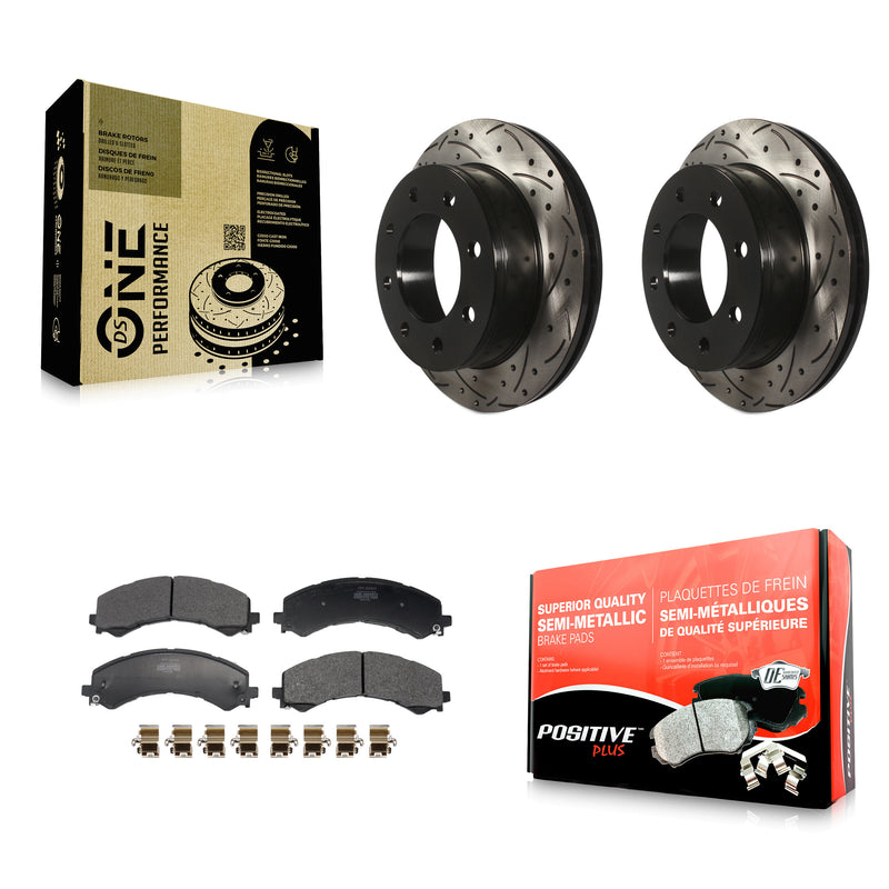 Transit Auto KDF-101357 Disc Brake Kit for 2021-2024 Chevrolet Express 2500, GMC Savana 2500 - Rear