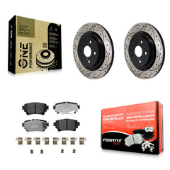 Transit Auto KDF-101369 Disc Brake Kit for 2021-2023 Lexus RZ450e, Subaru Solterra and More - Rear