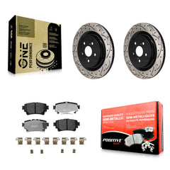 Transit Auto KDF-101370 Disc Brake Kit for 2020-2024 Lexus RX350, Lexus RX450h+ and More - Rear
