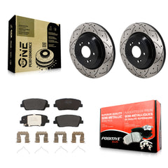 Transit Auto KDF-101376 Disc Brake Kit for 2018-2022 Kia Stinger, Genesis G70, Genesis G80 - Rear