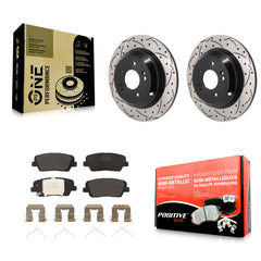 Transit Auto KDF-101377 Disc Brake Kit for 2018-2023 Genesis G70, Kia Stinger - Rear