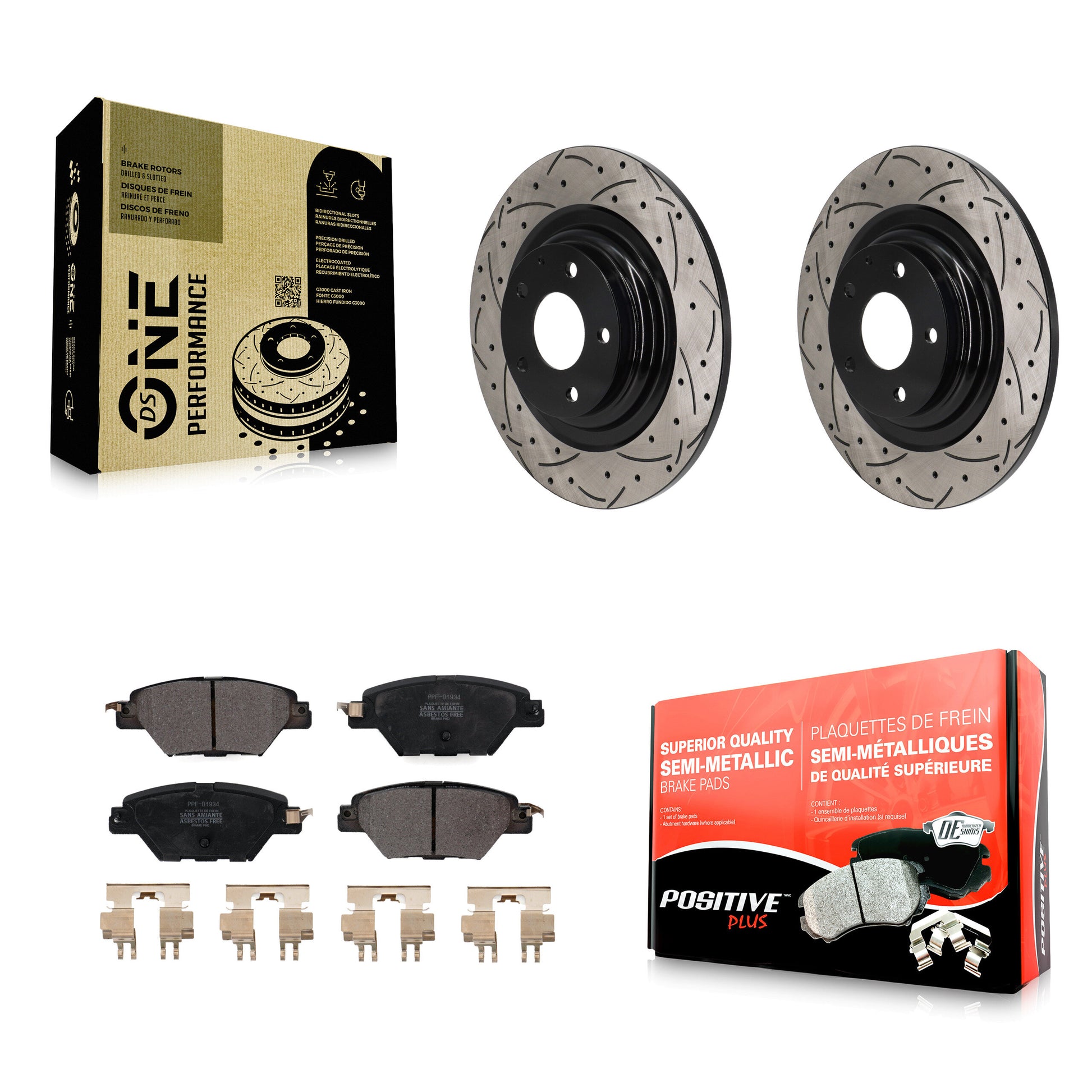 Transit Auto KDF-101382 Disc Brake Kit for 2016-2023 Mazda CX-9 - Rear