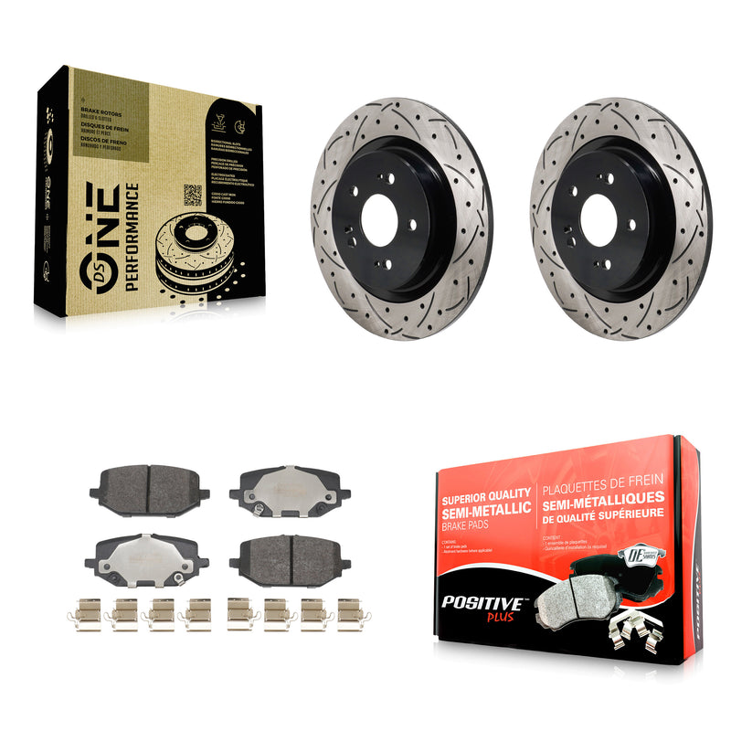 Transit Auto KDF-101383 Disc Brake Kit for 2022-2024 Acura MDX - Rear