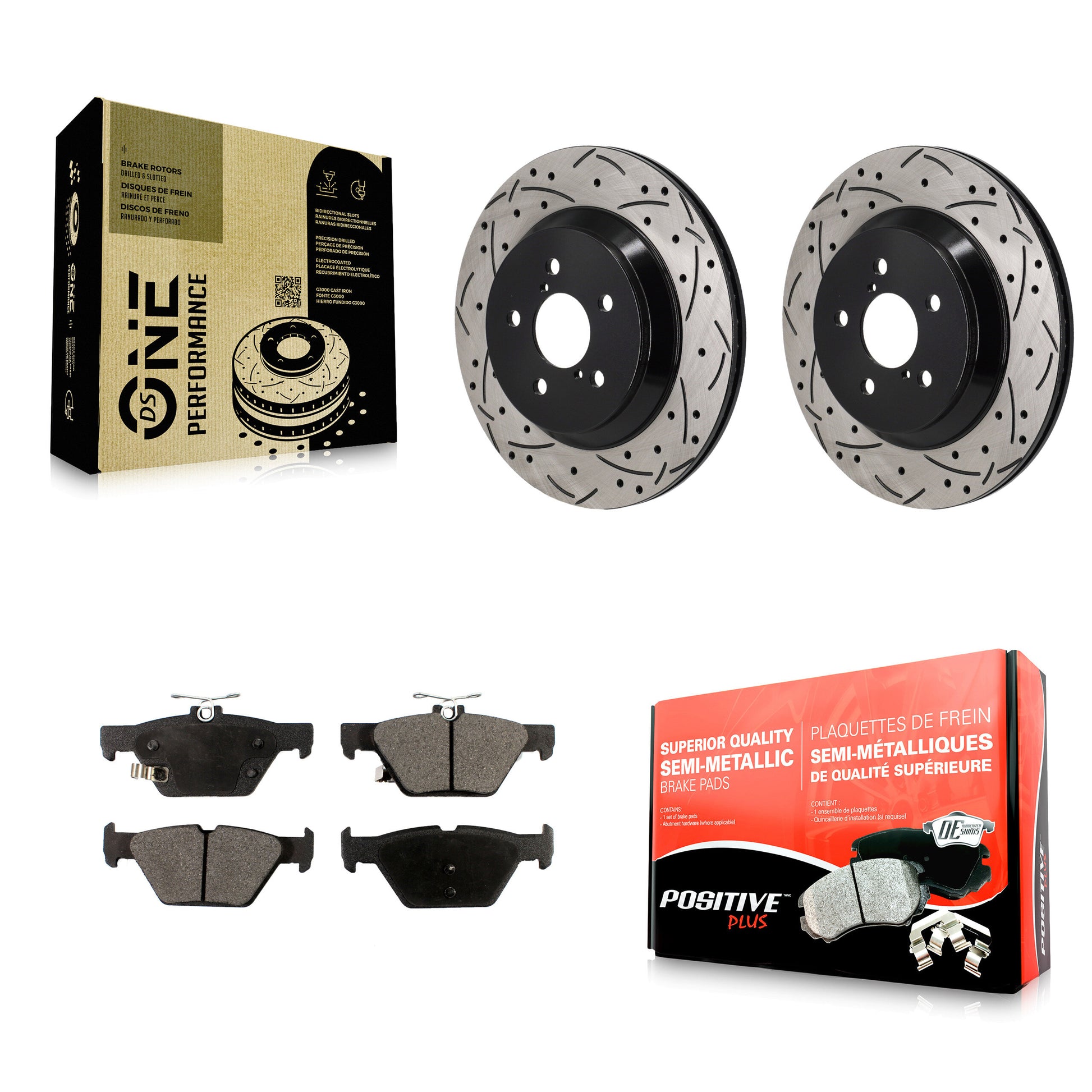 Transit Auto KDF-101385 Disc Brake Kit for 2021-2023 Subaru Crosstrek - Rear