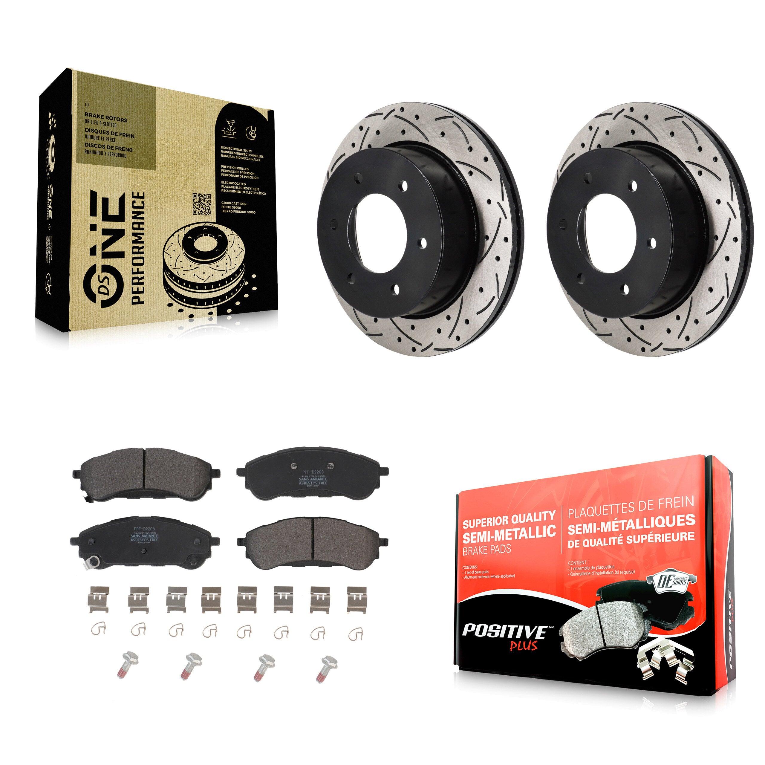 Transit Auto KDF-101388 Disc Brake Kit for 2019-2023 Ford Ranger - Rear
