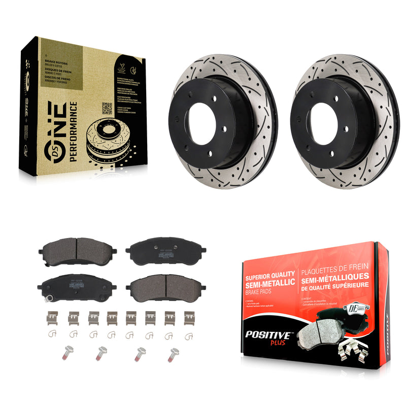 Transit Auto KDF-101388 Disc Brake Kit for 2019-2023 Ford Ranger - Rear