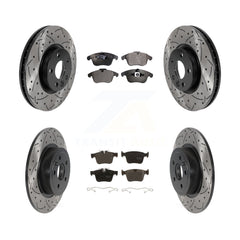 Transit Auto KDF-101389 Disc Brake Kit for 2016-2019 Land Rover Range Rover Evoque - Front and Rear