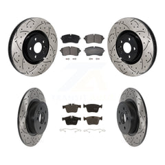 Transit Auto KDF-101390 Disc Brake Kit for 2016-2019 Land Rover Range Rover Evoque - Front and Rear