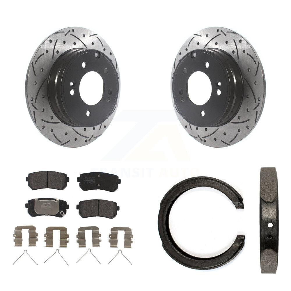 Transit Auto KDF-101392 Disc Brake Kit for 2016-2020 Kia Optima - Rear