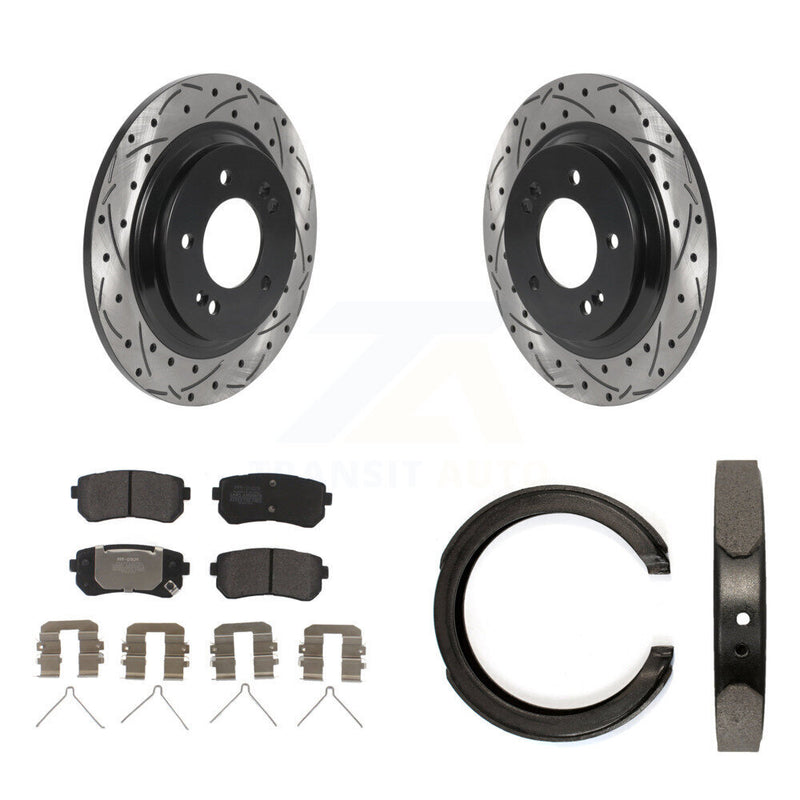 Transit Auto KDF-101393 Disc Brake Kit for 2016 Kia Optima - Rear
