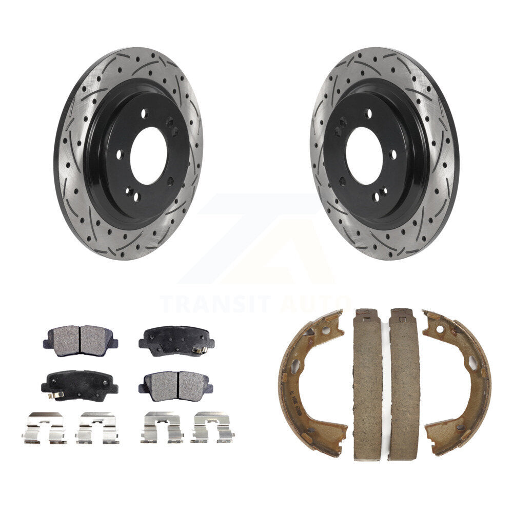 Transit Auto KDF-101394 Disc Brake Kit for 2013-2016 Kia Optima - Rear