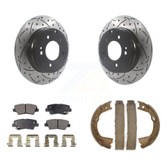 Transit Auto KDF-101395 Disc Brake Kit for 2010-2017 Hyundai Azera, Kia Optima, Hyundai Sonata - Rear