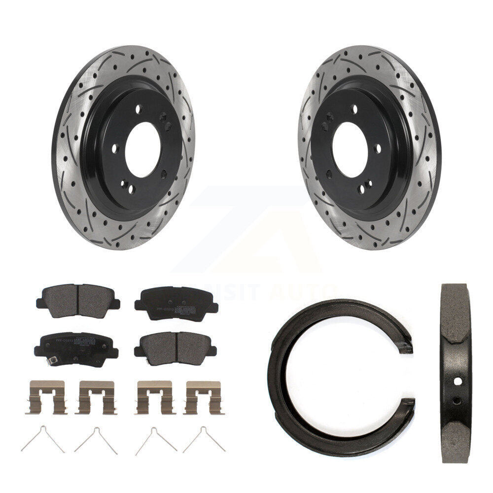 Transit Auto KDF-101396 Disc Brake Kit for 2016 Kia Optima - Rear