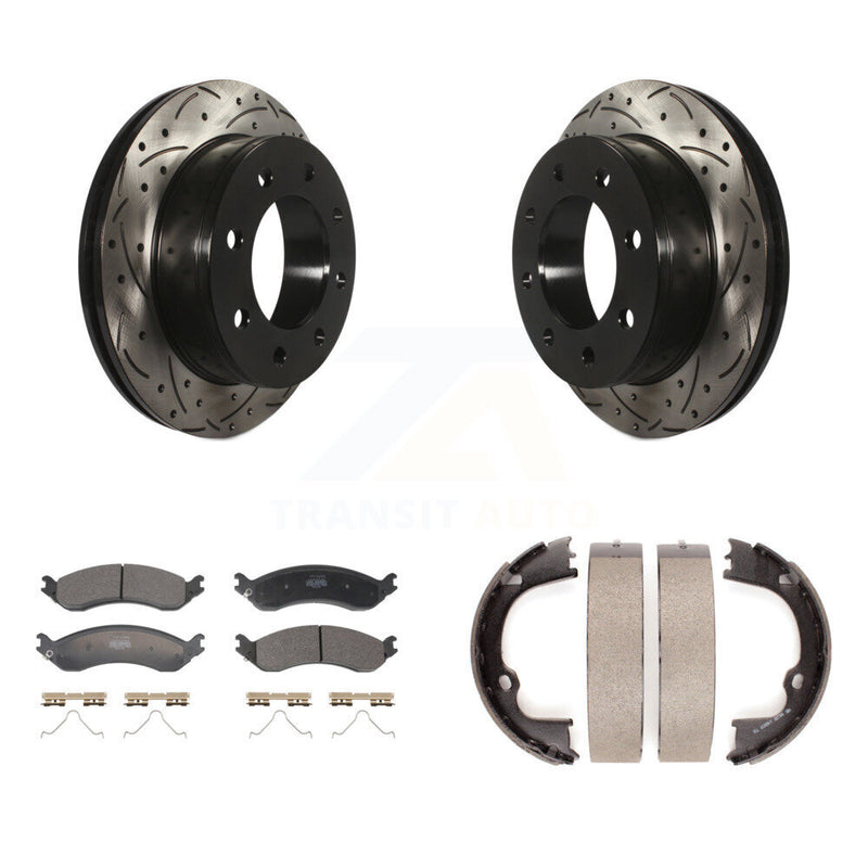 Transit Auto KDF-101398 Disc Brake Kit for 2021-2024 Chevrolet Express 2500, Chevrolet Express 3500 and More - Rear