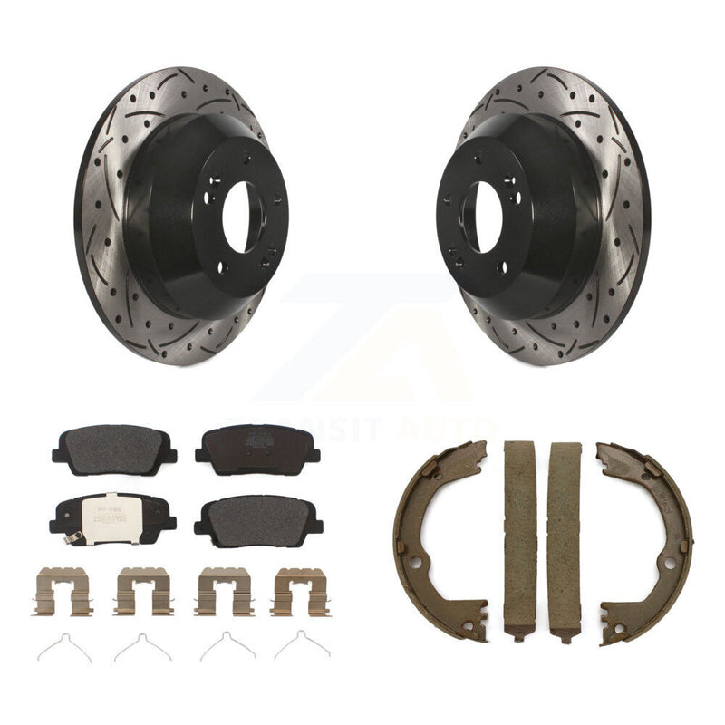 Transit Auto KDF-101400 Disc Brake Kit for 2014-2015 Kia Sorento - Rear