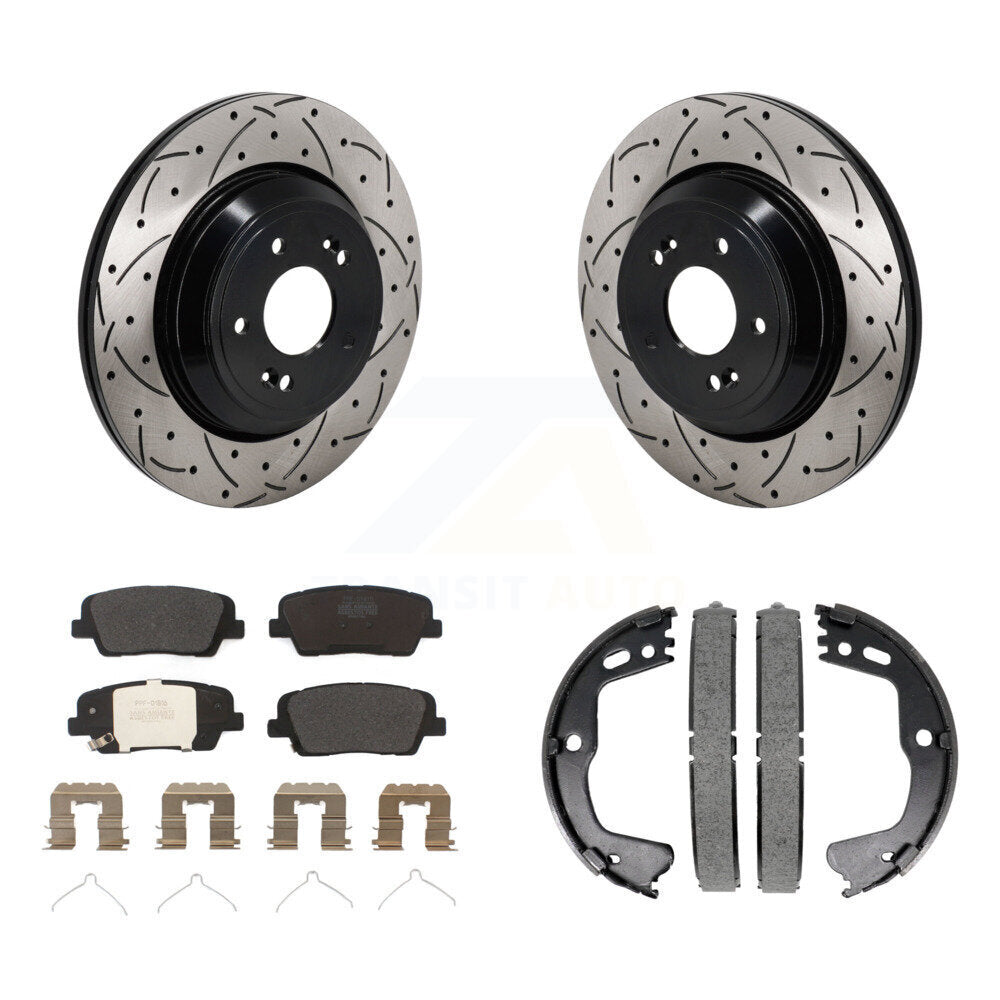 Transit Auto KDF-101402 Disc Brake Kit for 2018-2020 Genesis G80 - Rear