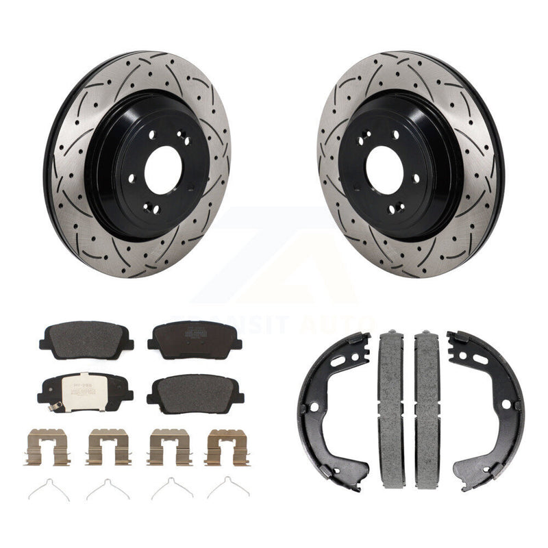 Transit Auto KDF-101402 Disc Brake Kit for 2018-2020 Genesis G80 - Rear