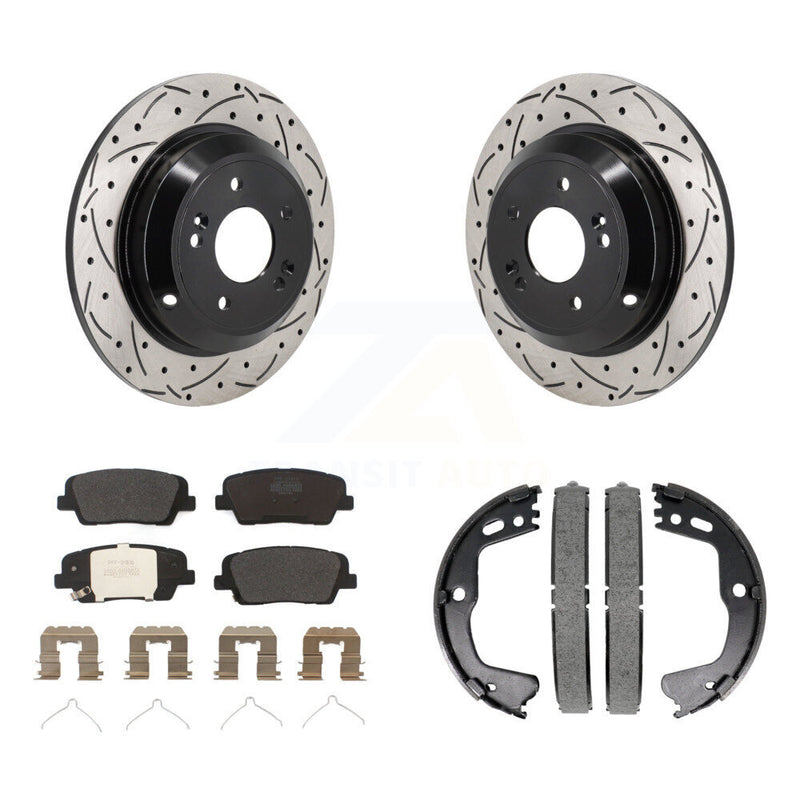 Transit Auto KDF-101403 Disc Brake Kit for 2018-2022 Genesis G70, Kia Stinger - Rear