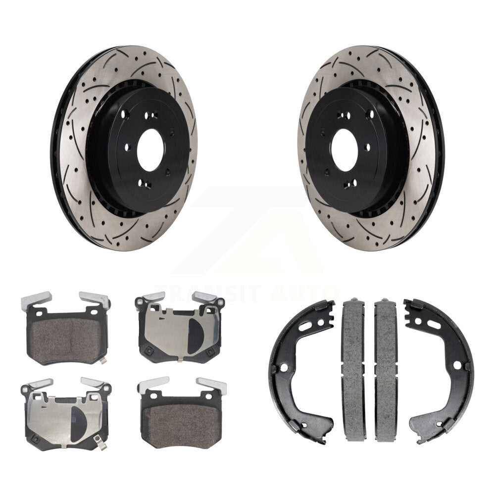 Transit Auto KDF-101404 Disc Brake Kit for 2018-2021 Genesis G70, Kia Stinger - Rear