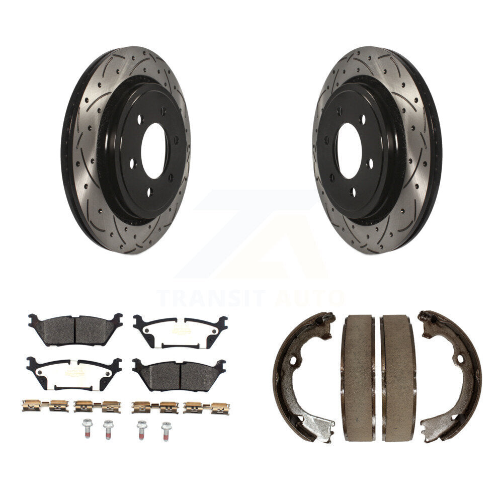 Transit Auto KDF-101406 Disc Brake Kit for 2015-2017 Ford F-150 - Rear