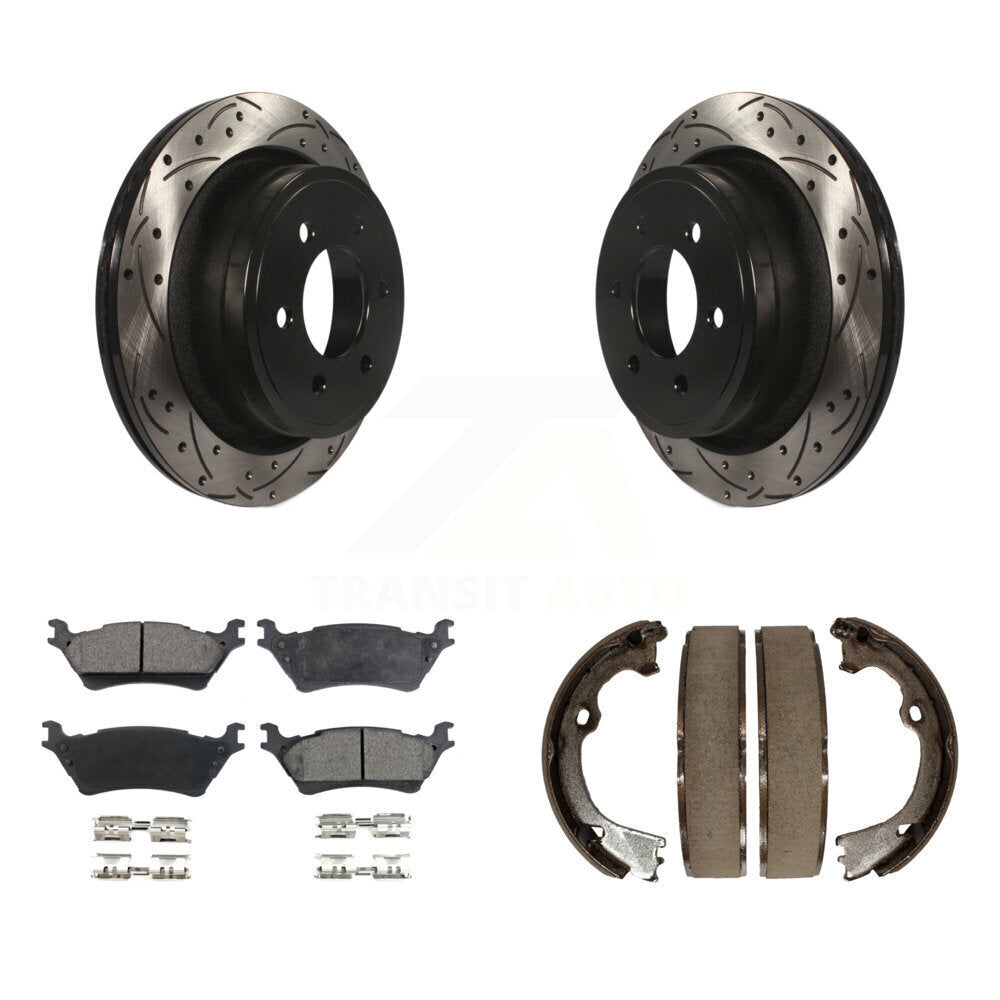 Transit Auto KDF-101407 Disc Brake Kit for 2012-2020 Ford F-150 - Rear