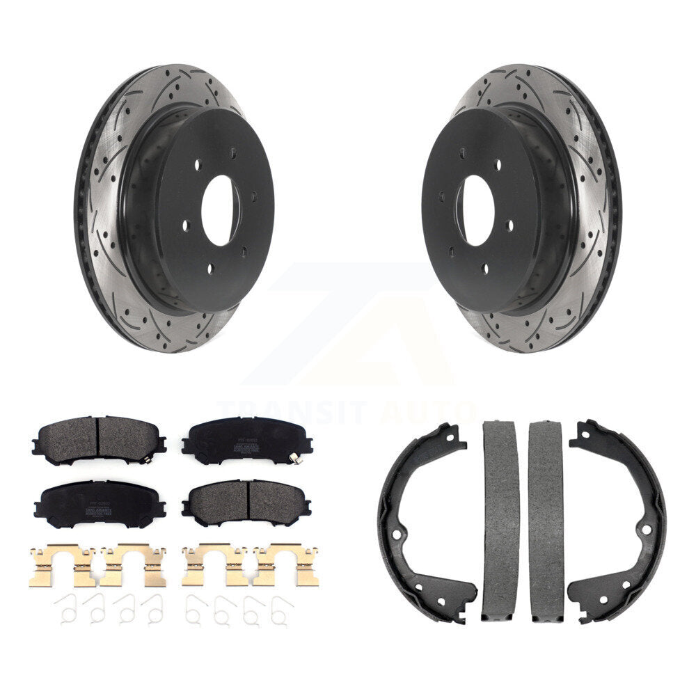 Transit Auto KDF-101409 Disc Brake Kit for 2017-2023 Nissan TITAN - Rear