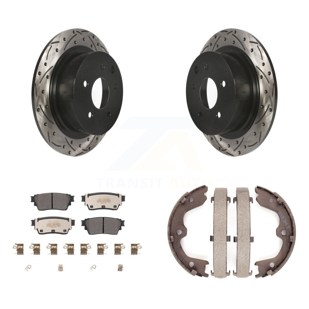 Transit Auto KDF-101412 Disc Brake Kit for 2019 Nissan Altima - Rear