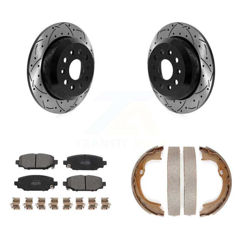Transit Auto KDF-101414 Disc Brake Kit for 2018-2020 Jeep Wrangler - Rear