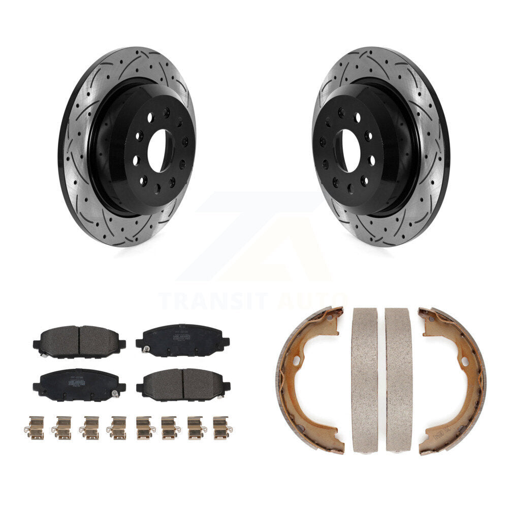 Transit Auto KDF-101415 Disc Brake Kit for 2018-2020 Jeep Wrangler - Rear
